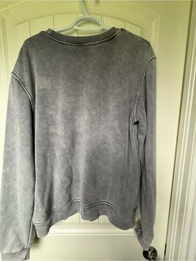 Women’s Washed Gray Crewneck Sweatshirt